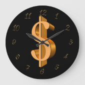 Finanzberater Große Wanduhr (Vorderseite)