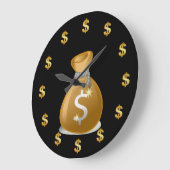 Finanzberater Große Wanduhr (Winkel)