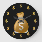 Finanzberater Große Wanduhr (Vorderseite)