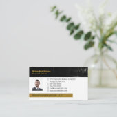 Finanzberater | Planer Berufliches Geschäft Visitenkarte (Stehend Vorderseite)