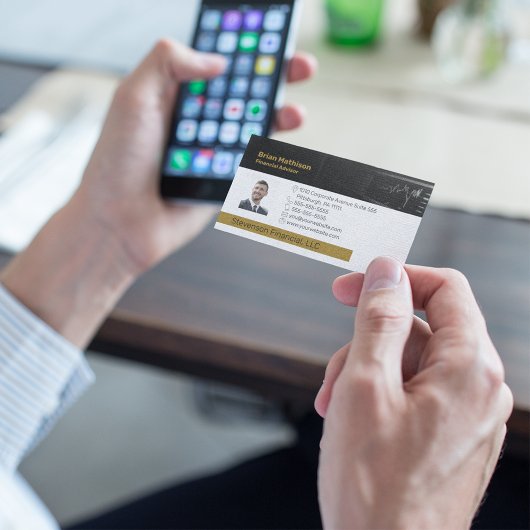 Finanzberater | Planer Berufliches Geschäft Visitenkarte