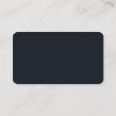 Finanzberater Schwarz Professionell Visitenkarte (Rückseite)