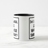 Finanzberater Super Talent. Zwei Tonen Tasse (Zentrum)