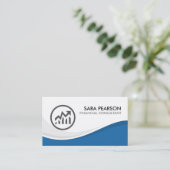 Finanzberater Visitenkarte (Stehend Vorderseite)