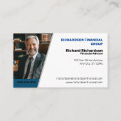 Finanzberater Visitenkarte (Vorderseite)