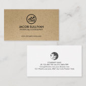 Finanzberater Visitenkarte (Vorne/Hinten)