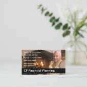 Finanzberater Visitenkarte (Stehend Vorderseite)