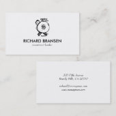 Finanzberater Visitenkarte, Buchhalter Visitenkarte (Vorne/Hinten)