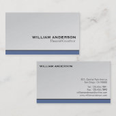 Finanzberater - Visitenkarten Visitenkarte (Vorne/Hinten)