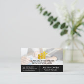 Finanzberatung | Portfolioverwalter | Übersicht Visitenkarte (Stehend Vorderseite)