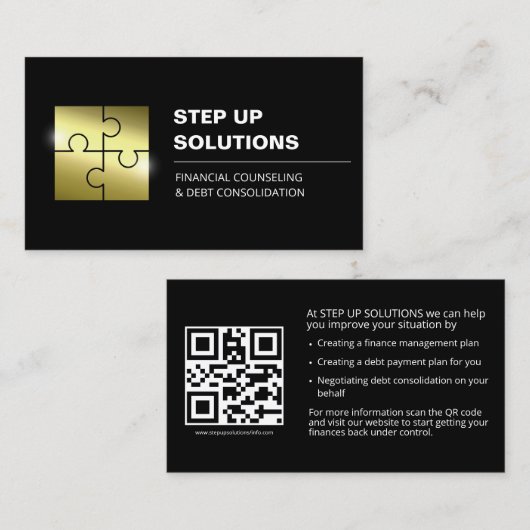 Finanzberatung Visitenkarte (Vorne/Hinten)