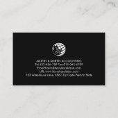 Finanzberatung Visitenkarte (Rückseite)