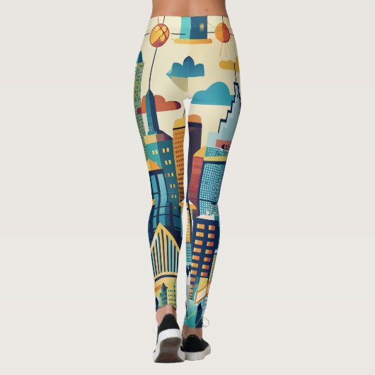 Finanzbezirk Leggings (Rückseite)