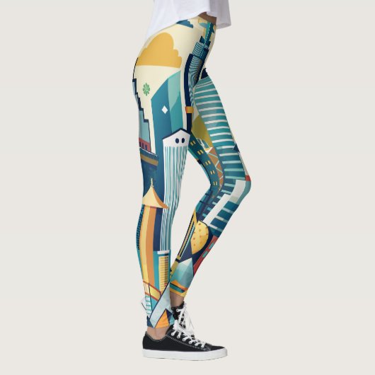 Finanzbezirk Leggings (Rechts)