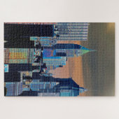 Finanzbezirk Lower Manhattan Poster Puzzle (Horizontal)