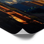 Finanzbezirk Skyline City, Small Poster (Ecke)