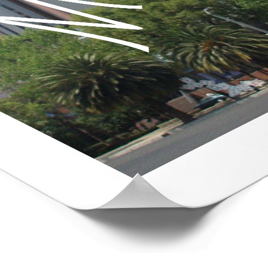 Finanzbezirksarchitektur von Mexiko-Stadt Poster (Ecke)