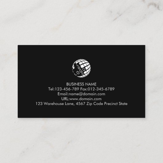 Finanzbuchhaltung Visitenkarte (Rückseite)