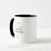 Finanzchef | Gewitzt und Beruflich Tasse (Vorderseite Links)