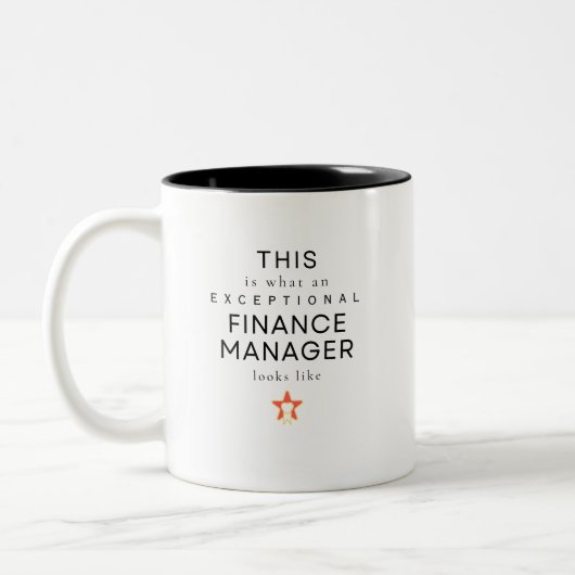 Finanzchef Zweifarbige Tasse (Links)