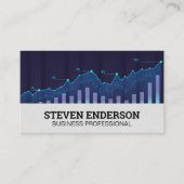 Finanzdiagramm | Bestandsaufnahme Visitenkarte (Vorderseite)