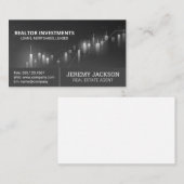 Finanzdiagramme | Aktienwerte Visitenkarte (Vorne/Hinten)