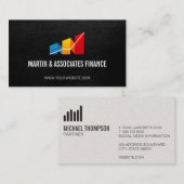 Finanzdiagramme | Stocks Calculator Visitenkarte (Vorne/Hinten)