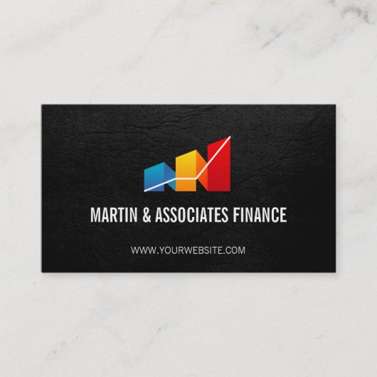 Finanzdiagramme | Stocks Calculator Visitenkarte (Vorderseite)