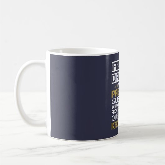 FINANZdirektor Kaffeetasse (Links)