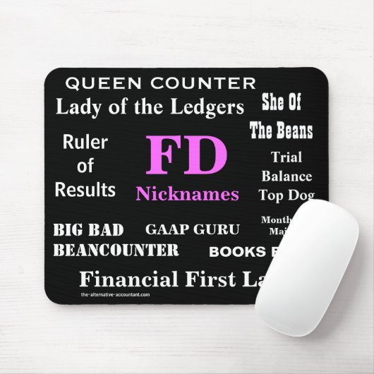 Finanzdirektor Nicknames Synonyme Definitionen Mousepad (Mit Mouse)