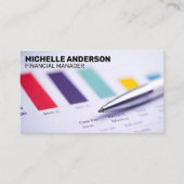 Finanzdokumente | Diagramme Visitenkarte (Vorderseite)