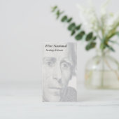 Finanzen/Bankwesen Visitenkarte (Stehend Vorderseite)