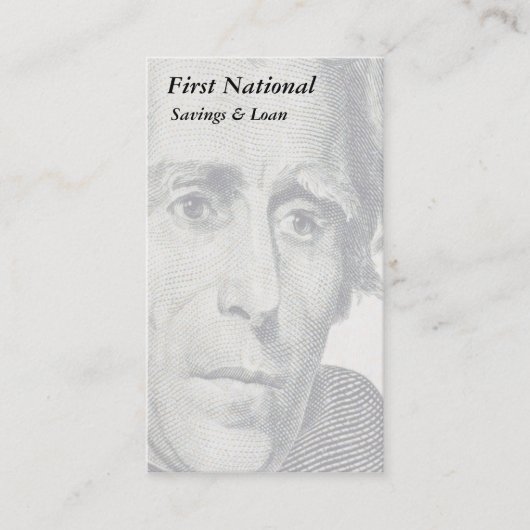 Finanzen/Bankwesen Visitenkarte (Vorderseite)