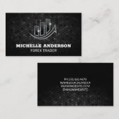 Finanzen | Bar Chart-Logo | Bestände Visitenkarte (Vorne/Hinten)