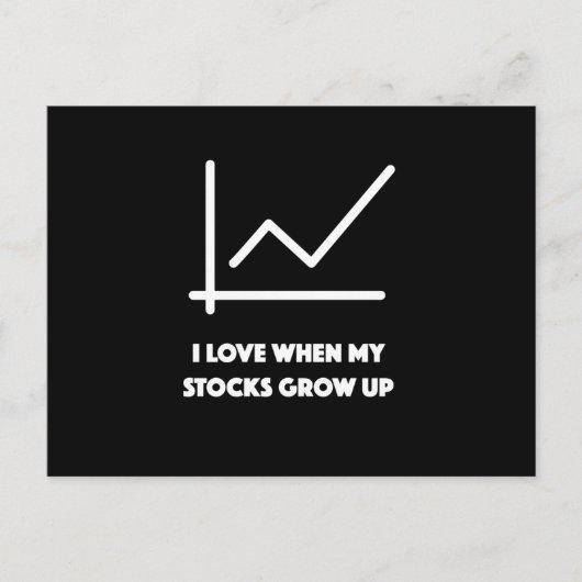 Finanzen Geld investieren Postkarte (Vorderseite)