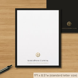 Finanzfirma Letterhead Briefbogen