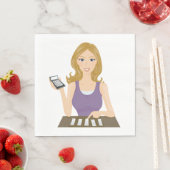 Finanzfrau Serviette (Beispiel)