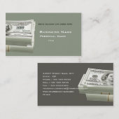 Finanzgeschäfts-Visitenkarte Visitenkarte (Vorne/Hinten)