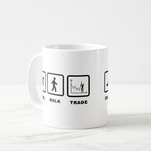 Finanzhändler Kaffeetasse (Vorderseite Links)