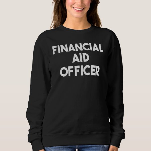 Finanzhilfeoffizier Sweatshirt (Vorderseite)