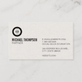 Finanziell | Logo des Candlestick Stock Traders Visitenkarte (Rückseite)