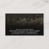 Finanzielle Bewertungen | Börsenanalyse Visitenkarte (Rückseite)