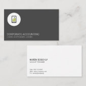 Finanzielle Darstellung | Beratung Visitenkarte (Vorne/Hinten)