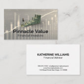 Finanzielle Darstellung | Geldbestand Visitenkarte (Vorne/Hinten)