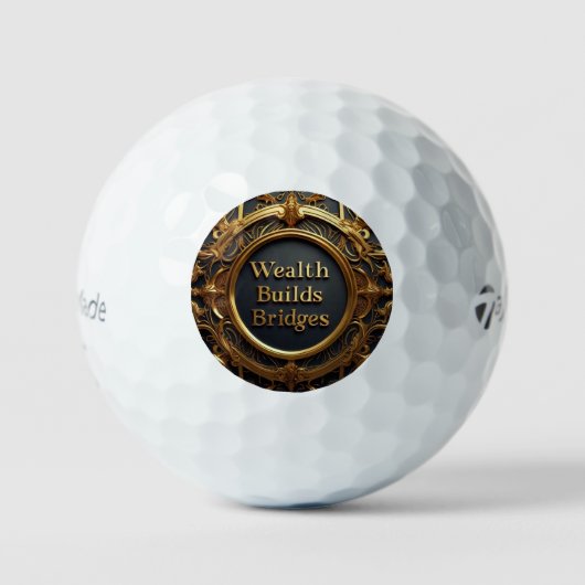 "Finanzielle Einheit" Golfball (Vorderseite)