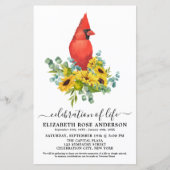 Finanzielle Feier zum Sonnenblumen-Kardinal Invi (Vorderseite)