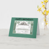 Finanzielle Geburtstagskarte Karte (Gelbe Blume)