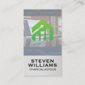 Finanzielles Logo | Bestandsdaten Visitenkarte (Vorderseite)