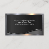 Finanzielles Logo | QR Code Business Card Visitenkarte (Rückseite)