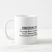 Finanzierung der neuen EBITDA-Betriebsrechnung Kaffeetasse (Links)